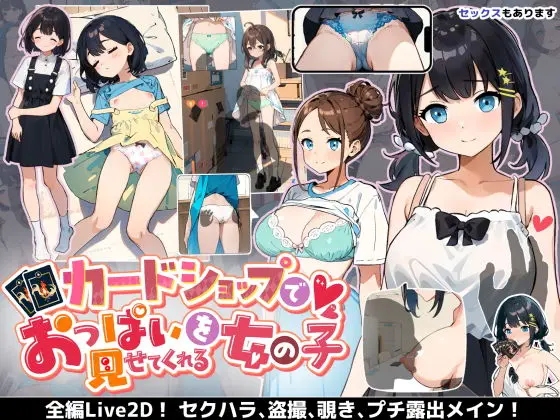 【SLG/汉化/动态】在纸牌店给我看胸部的女孩 V1.04 机翻汉化版 【1.8G】